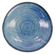 Tokyo Design Studio  Triangel tallerken 18.9 x 3.5cm, cobalt blue