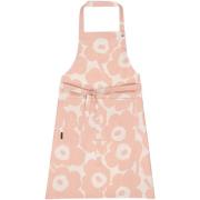 Marimekko Pieni Unikko forkle, cotton peach