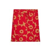 Marimekko Pieni Unikko forkle, brown red