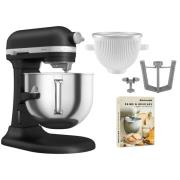 KitchenAid Artisan 5KSM70SHXE kjøkkenmaskin 6,6 liter + 5KSMICM Ice Cr...