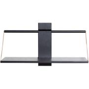 Andersen Furniture Wood Wall Shelf 60 x 25 x 32 cm Large Black