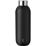 Stelton Keep Cool Drikkeflaske 0,6L, Svart