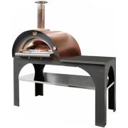 Clementi Pizza Party Vedfyrt Pizzaovn 80x60 cm, Kobber