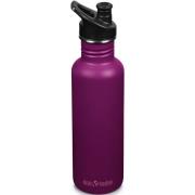 Klean Kanteen Vannflaske Classic med Sportslokk 800 ml. Lilla