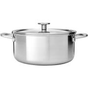 Cookware Collection Gryte med lokk, Rustfritt stål 24 cm