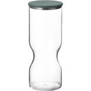 Georg Jensen Alfredo oppbevaringsglass med lokk 1,5 liter, glass/grønn