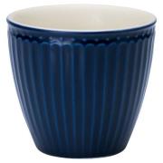 GreenGate - Alice latte kopp 35 cl dark blue