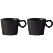 PotteryJo - Daria krus 28 cl 2 stk ink black