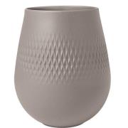 Villeroy & Boch - Collier Carre vase 12,7 cm taupe