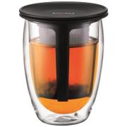 Bodum - Tea for one teglass m/sil 35 cl svart