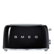 SMEG - Brødrister TSF02 4 skiver svart