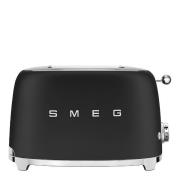 SMEG - Brødrister TSF01 2 skiver svart matt