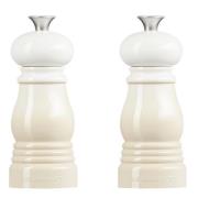 Le Creuset - Salt- og pepperkvern mini 11 cm meringue