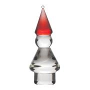 Magnor - Husnisse glassnisse m/rød lue 13,6 cm klar