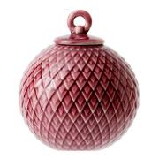 Lyngby Porcelæn - Rhombe kule ø7 cm bordeaux