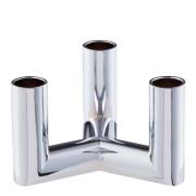 Uyuni Lighting - Matrix 3 armet lysestake 4,5 cm sølv