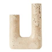 Muubs - Minerva lysestake 20 cm beige