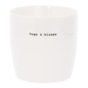 Sögne Home - Krus hugs and kisses 30 cl hvit