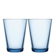 iittala - Kartio glass 40 cl 2 stk aqua