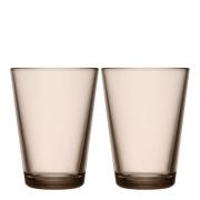 iittala - Kartio glass 40 cl 2 stk lin