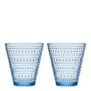 iittala - Kastehelmi glass 30 cl 2 stk aqua