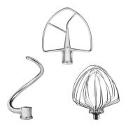 KitchenAid - Accessory sett med 3 tilbehør i rustfritt stål til Kitche...