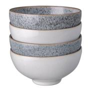 Denby - Studio skål 13 cm 4 stk grå/hvit