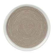 Marimekko - Siirtolapuutarha asjett 13,5 cm hvit/beige