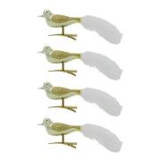 House Doctor - Safar juletrepynt 17 cm 4 stk gull