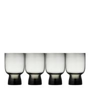 Lyngby Glas - Sorrento vannglass 30 cl 4 stk smoke