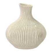 Villa Collection - Eik vase 31x33,5 cm krem