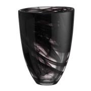 Kosta Boda - Contrast vase 20 cm svart/svart