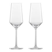 Zwiesel Glas - Pure champagneglass 29 cl 2 stk klar