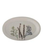 Bloomingville - Bea serveringsfat 28,5x18 cm natur
