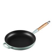 Le Creuset - Signature stekepanne med trehåndtak 28 cm sea salt