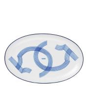 Royal Copenhagen - Motif asjett 23,5 cm blå/hvit