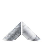 Stiernholm - Marmaros bokstøtte 2stk hvit