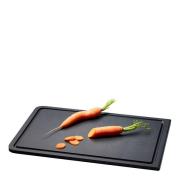 Continenta - Duracore skjærebrett med renne 38,5x27 cm svart