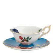 Wedgwood - Wonderlust tekopp & asjett sapphire garden
