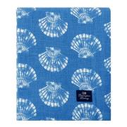 Lexington - Shell bomullsduk 150x250 cm blå/hvit