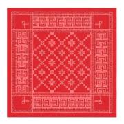 Ekelund - Åttebladrose tøyserviett 50x50 cm rød