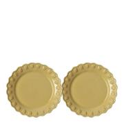 PotteryJo - Tulipa tallerken 20 cm  2 stk pale moon