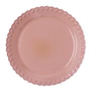 PotteryJo - Tulipa rundt fat 37 cm bela portuguesa