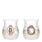 Holmegaard - Julelyslykt 2025 7,5 cm 2 stk