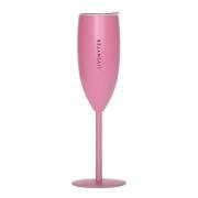 Pictureit - Termo champagneglass livsnyter 12 cl lys rosa