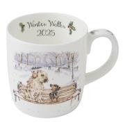Wrendale Design - Winter Walks årskrus 2025 40 cl hvit