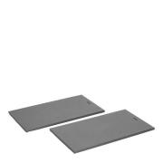 Woll - Cut it skjærebrett 27x15 cm 2 stk svart