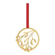 Georg Jensen - Juleuro misteltein 9,5 cm gull