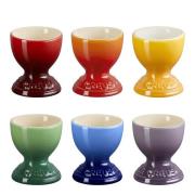 Le Creuset - Rainbow eggeglasss 4 cl 6 stk