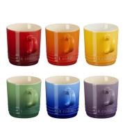 Le Creuset - Rainbow kaffekrus 20 cl 6 stk